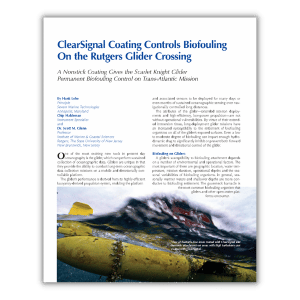 Case Study - Sea Technology ClearSignal Glider